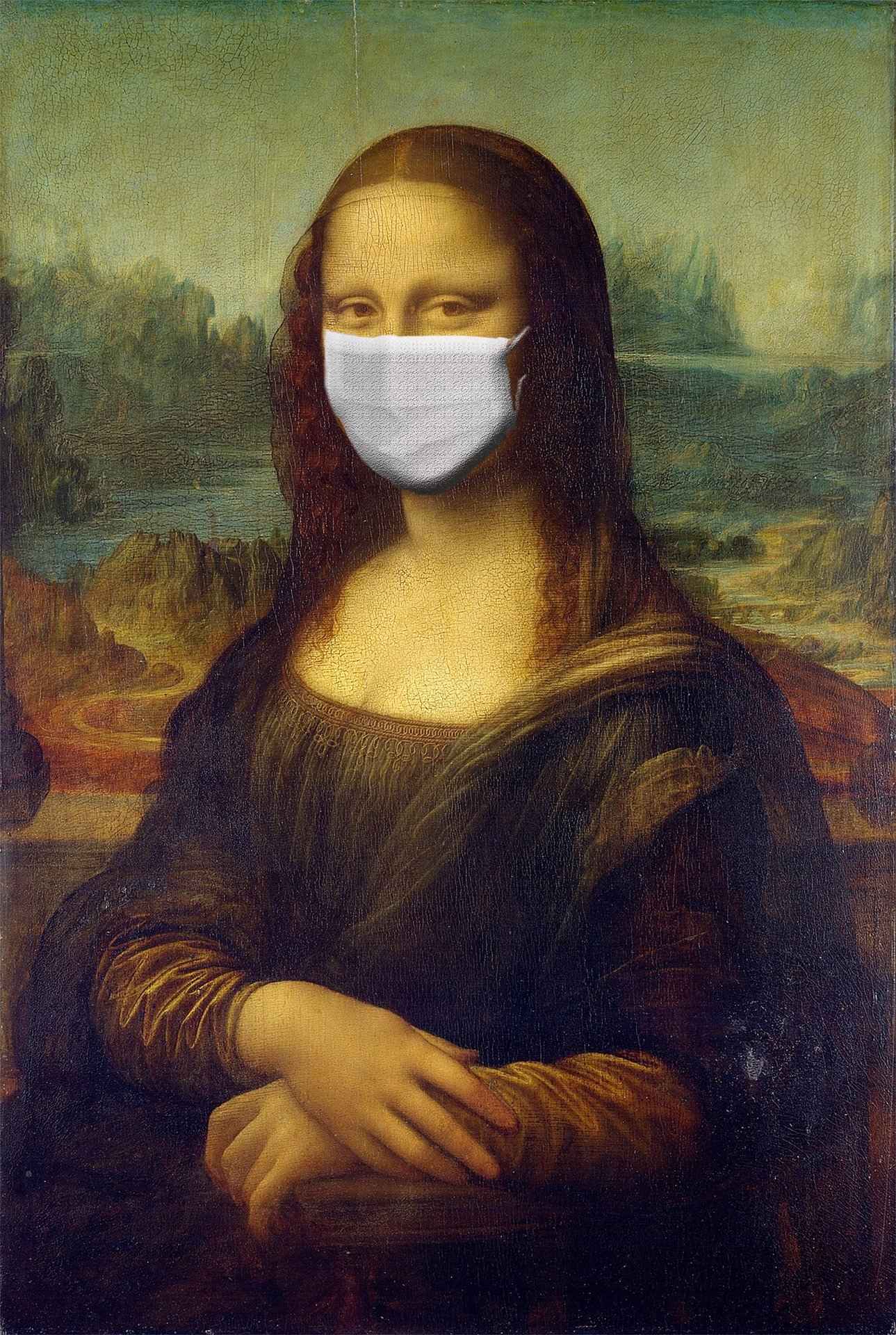 Covid prepared Monalisa